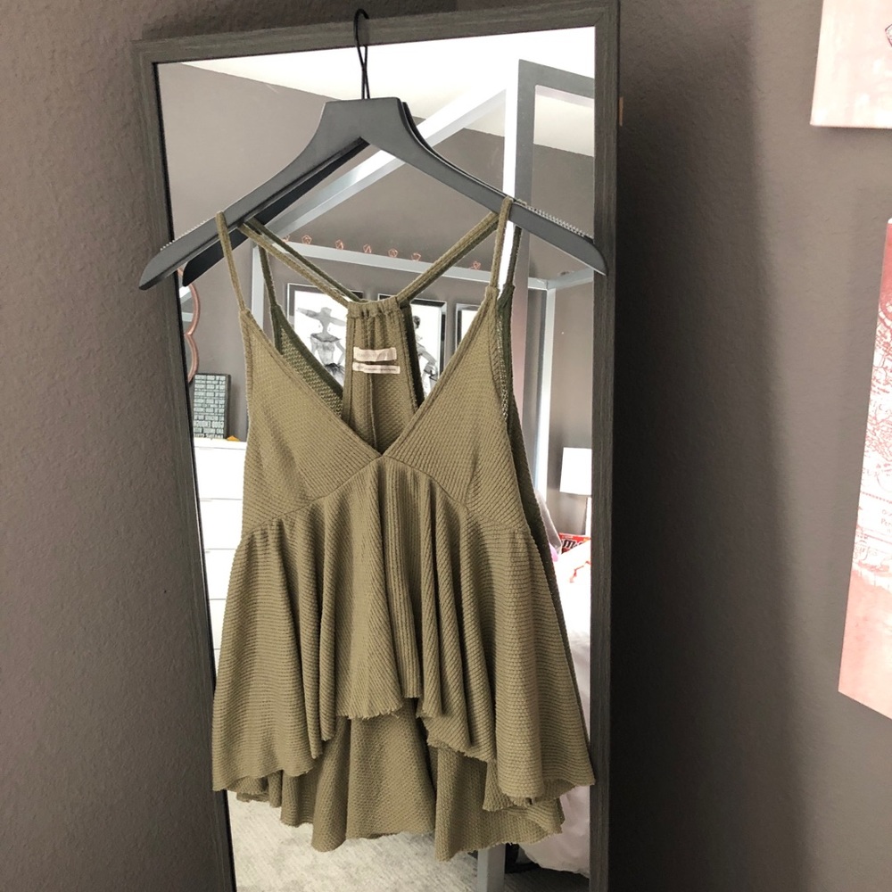 v-neck tank top